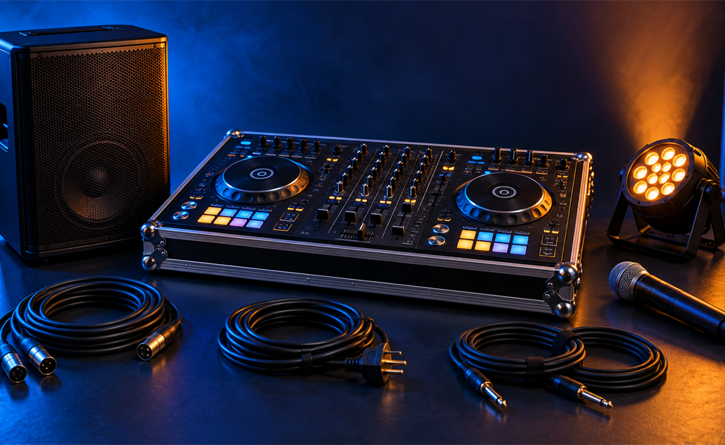 Professional DJ equipment package